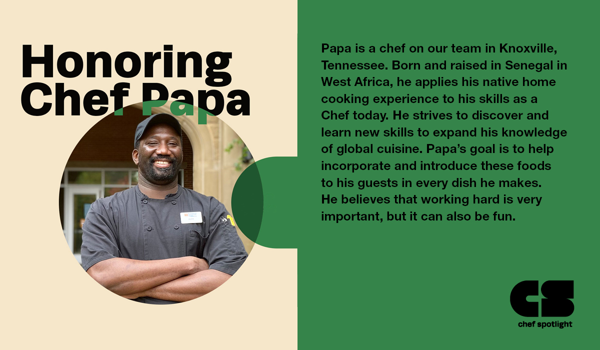 Honoring Chef Papa